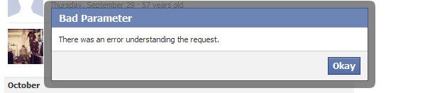 Facebook error UX-writing