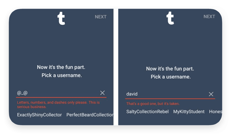tumblr ux-writing